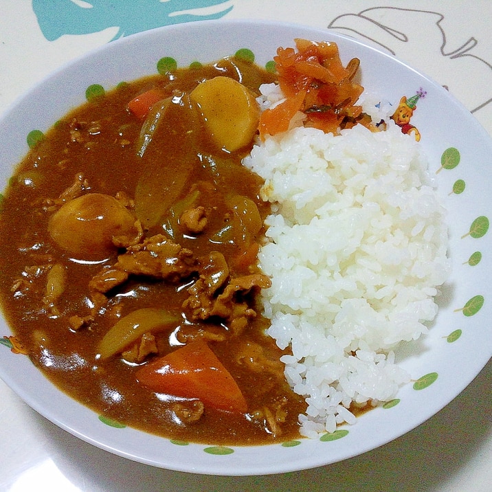 隠し味で旨味UP♪ポークカレー＋＋